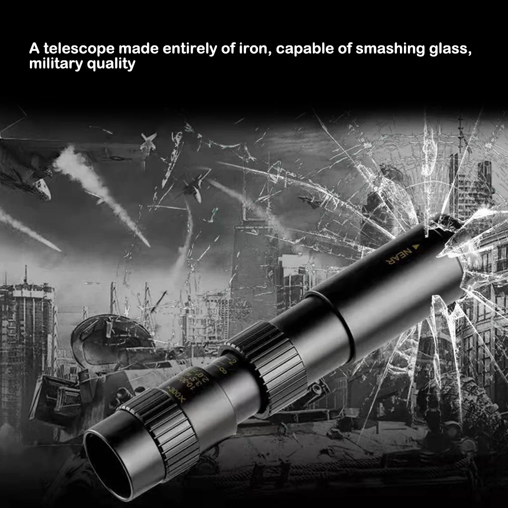 Metal Monocular Zooms Telescope Powerful High-definition Professional Spyglass Optical Prisms Sight for Travel
Metal Monocular Zooms Telescope Powerful High-definition Professional Spyglass Optical Prisms Sight for Travel