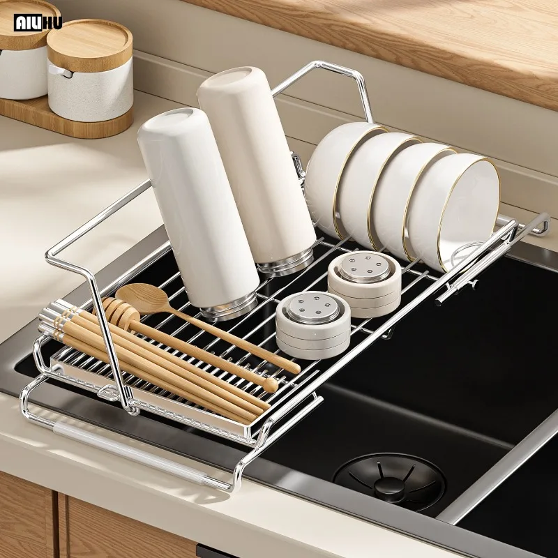 Stainless Steel Over Sink Dish Drying Rack Expandable Kitchen Storage Organizer Dish Drainer Countertop Space Saver Shelf Holder
Stainless Steel Over Sink Dish Drying Rack Expandable Kitchen Storage Organizer Dish Drainer Countertop Space Saver Shelf Holder