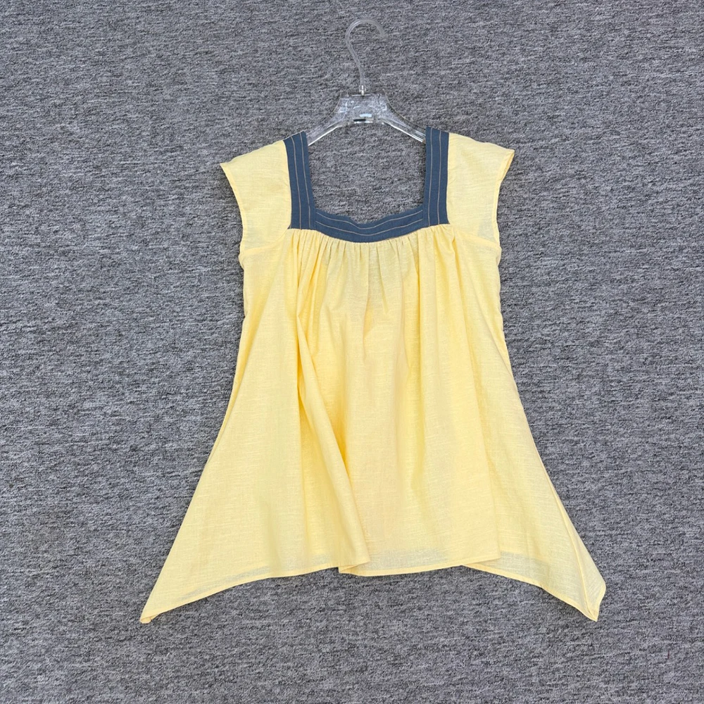 Women 100% Linen Square Neck Tank Top Back Bow Knot Sleeveless Casual Loose Blouse Summer Irregular Hem Tops Summer 2026 New Y2K
Women 100% Linen Square Neck Tank Top Back Bow Knot Sleeveless Casual Loose Blouse Summer Irregular Hem Tops Summer 2026 New Y2K
