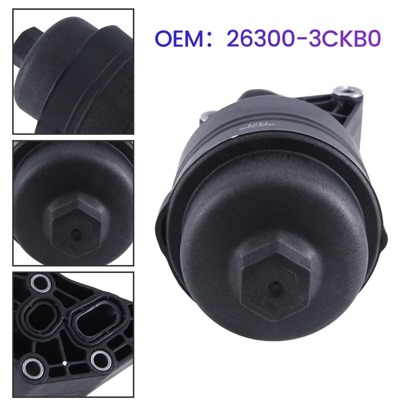 1 PCS 26300-3CKB0 Car Oil Filter Housing Assembly Black Automotive Supplies For HYUNDAI GENESIS 3.8L 2015-2016
1 PCS 26300-3CKB0 Car Oil Filter Housing Assembly Black Automotive Supplies For HYUNDAI GENESIS 3.8L 2015-2016