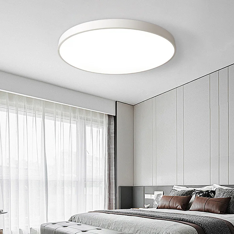 Modern Minimalist Ultra-thin Circular Ceiling Light Nordic Home Decor Living Room Bedroom Ceiling Light LED Dimmable Atmosphere
Modern Minimalist Ultra-thin Circular Ceiling Light Nordic Home Decor Living Room Bedroom Ceiling Light LED Dimmable Atmosphere