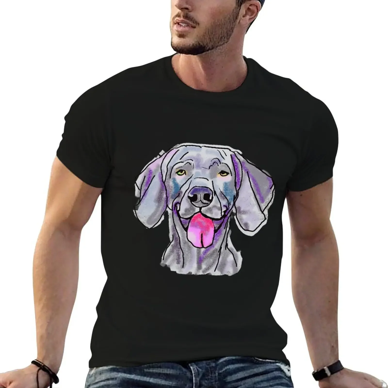 The happy Weimaraner Love of My Life T-Shirt man t shirt anime figures men clothings
The happy Weimaraner Love of My Life T-Shirt man t shirt anime figures men clothings