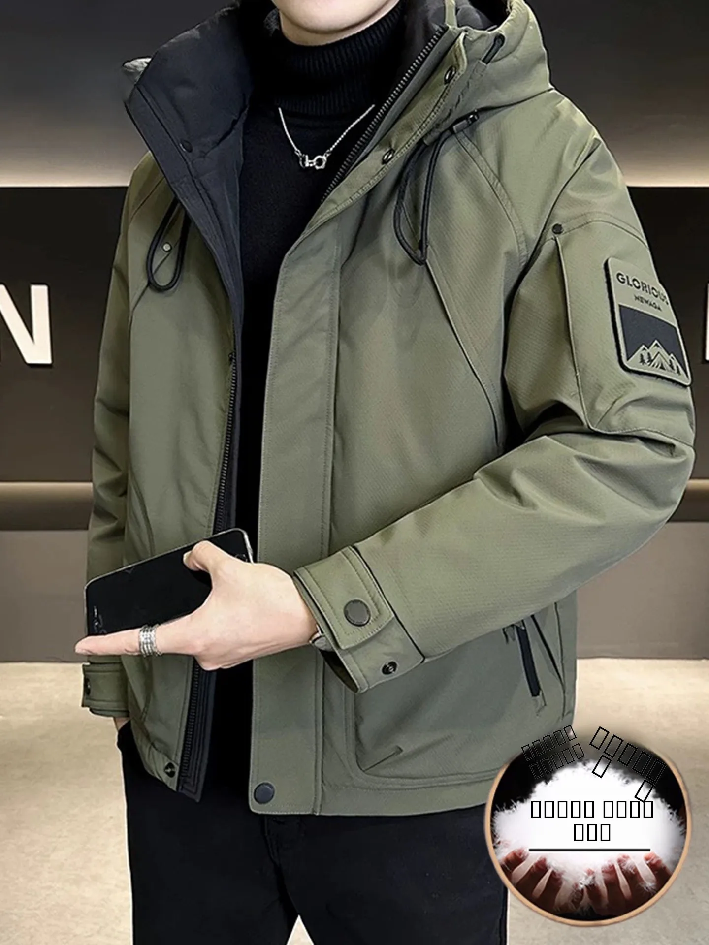 Мужская зимняя рабочая куртка Pierre Cardin: пуховик с капюшоном, ветрозащитный, теплый, морозостойкий, повседневный, модный, для активного отдыха, из полиэстера
Мужская зимняя рабочая куртка Pierre Cardin: пуховик с капюшоном, ветрозащитный, теплый, морозостойкий, повседневный, модный, для активного отдыха, из полиэстера