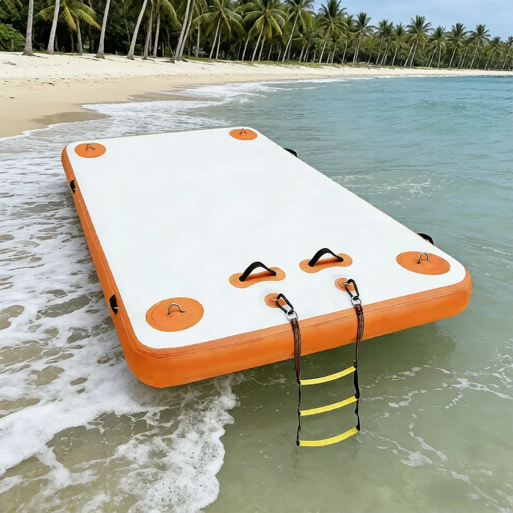 3x1.8x0.15M Versatile Inflatable Water Platform, Stable Floating Dock for Boat Boarding, Swimming, Events & Lakefront Activ
3x1.8x0.15M Versatile Inflatable Water Platform, Stable Floating Dock for Boat Boarding, Swimming, Events & Lakefront Activ