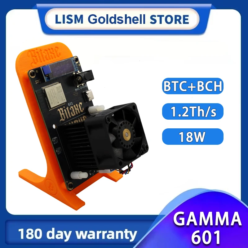 Майнер Bitcoins Bitaxe Gamma 601 1,2TH/s Solo Miner BM1370 Чип от Antminer S21 Pro WiFi 18 Вт BTC Lottery Crypto Asic Miner
Майнер Bitcoins Bitaxe Gamma 601 1,2TH/s Solo Miner BM1370 Чип от Antminer S21 Pro WiFi 18 Вт BTC Lottery Crypto Asic Miner