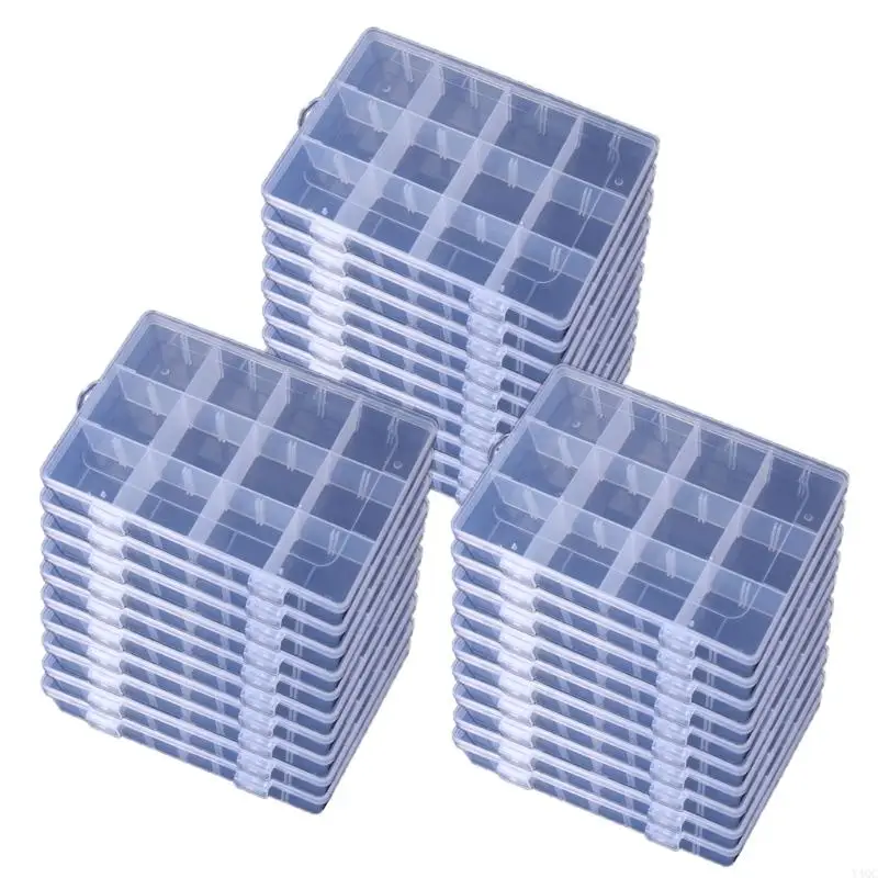 30 Grids Plastic Jewelry Container for Accessories Pearls Secure Storage Y4QC
30 Grids Plastic Jewelry Container for Accessories Pearls Secure Storage Y4QC