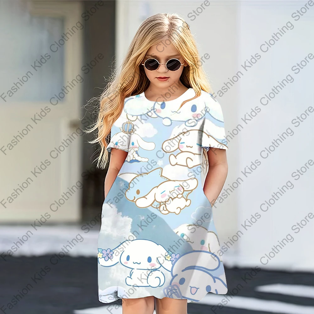 MINISO Summer Dress Fashion Girls Cartoon Cinnamoroll 3d Printed Women Dresses Girls Short Sleeve Princess Dress Girls Clothing
MINISO Summer Dress Fashion Girls Cartoon Cinnamoroll 3d Printed Women Dresses Girls Short Sleeve Princess Dress Girls Clothing