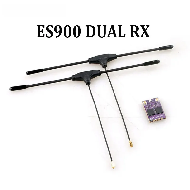ES900 DUAL RX ELRS Diversity Receiver 915MHz / 868MHz Built-in TCXO for RC Airplane FPV Long Range Drones DIY Parts
ES900 DUAL RX ELRS Diversity Receiver 915MHz / 868MHz Built-in TCXO for RC Airplane FPV Long Range Drones DIY Parts