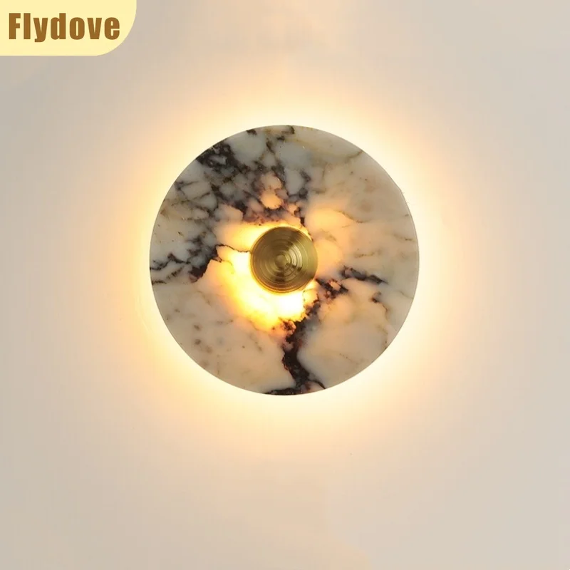 Nordic Exquisite Natural Marble LED Wall Light Creative Restaurant Bedroom Staircase Waterproof High-quality Decorative Light
Nordic Exquisite Natural Marble LED Wall Light Creative Restaurant Bedroom Staircase Waterproof High-quality Decorative Light