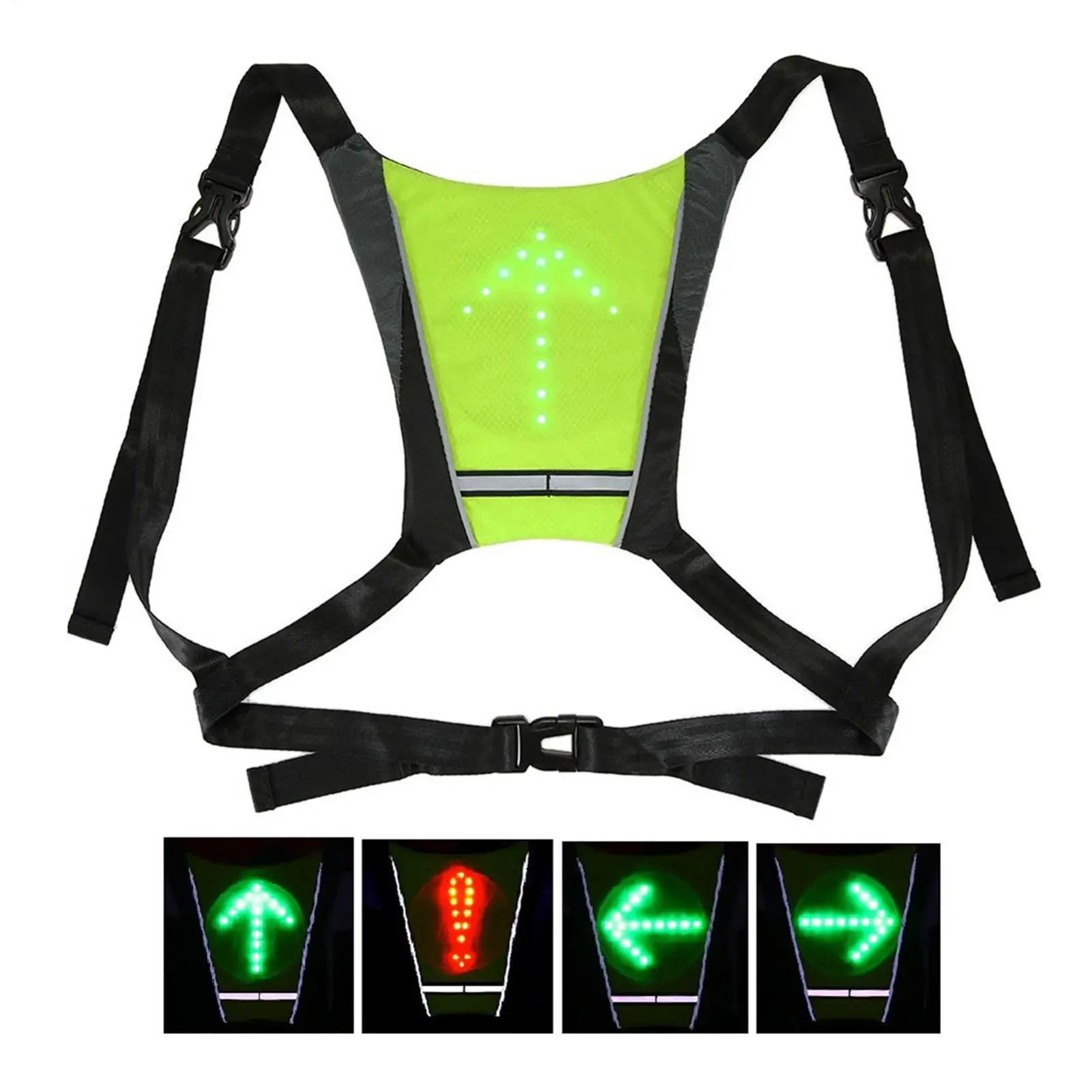 Safety Backpack For Cycling Remote Control Tool Reflective Bike Backpack Vest Turn Signals For Family Commute Fitness City Trail
Safety Backpack For Cycling Remote Control Tool Reflective Bike Backpack Vest Turn Signals For Family Commute Fitness City Trail