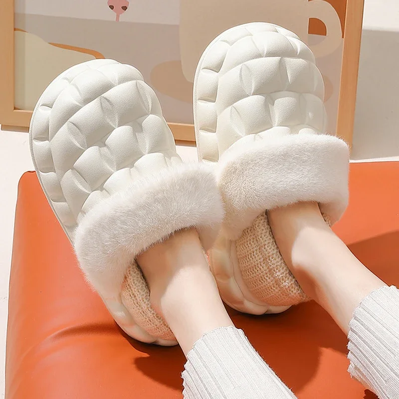 Fuzzy Home Slipper Women Winter Warm Funny Fur Plush Non Slip Indoor Lazy Female House Room Shoe Men Male Waterproof Bedroom
Fuzzy Home Slipper Women Winter Warm Funny Fur Plush Non Slip Indoor Lazy Female House Room Shoe Men Male Waterproof Bedroom