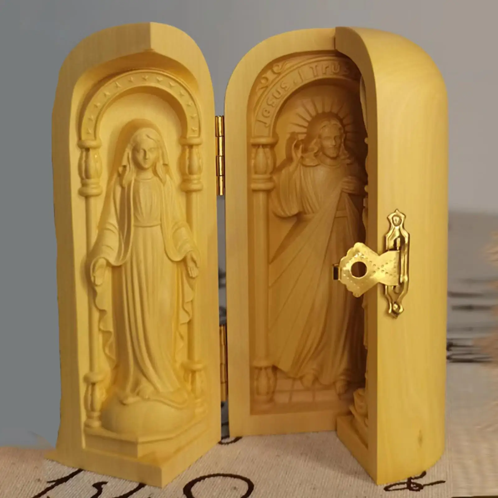 Wood Carving Ornaments Statues Small Catholic Ornament Religious Catholic Relics Crafts for Bedroom Home Table Souvenir Gift
Wood Carving Ornaments Statues Small Catholic Ornament Religious Catholic Relics Crafts for Bedroom Home Table Souvenir Gift