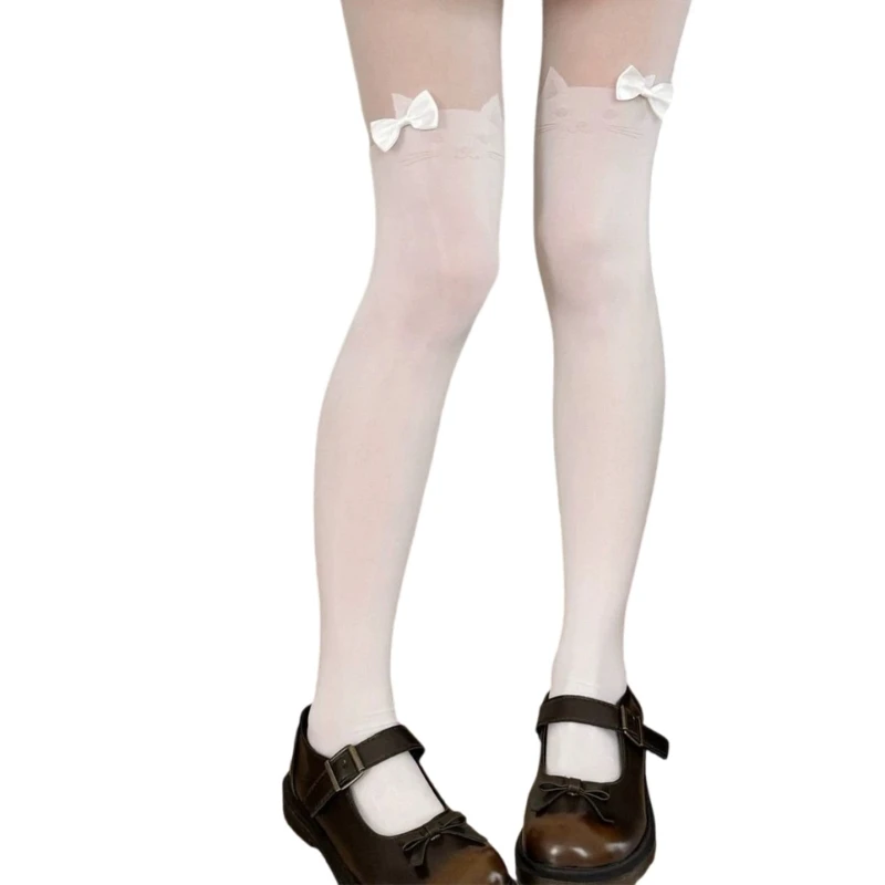 Sweet Bows Accent Sheer Tights for Women Elegant Cats Print Mock Thigh High Stockings Patterned Pantyhose Leggings
Sweet Bows Accent Sheer Tights for Women Elegant Cats Print Mock Thigh High Stockings Patterned Pantyhose Leggings