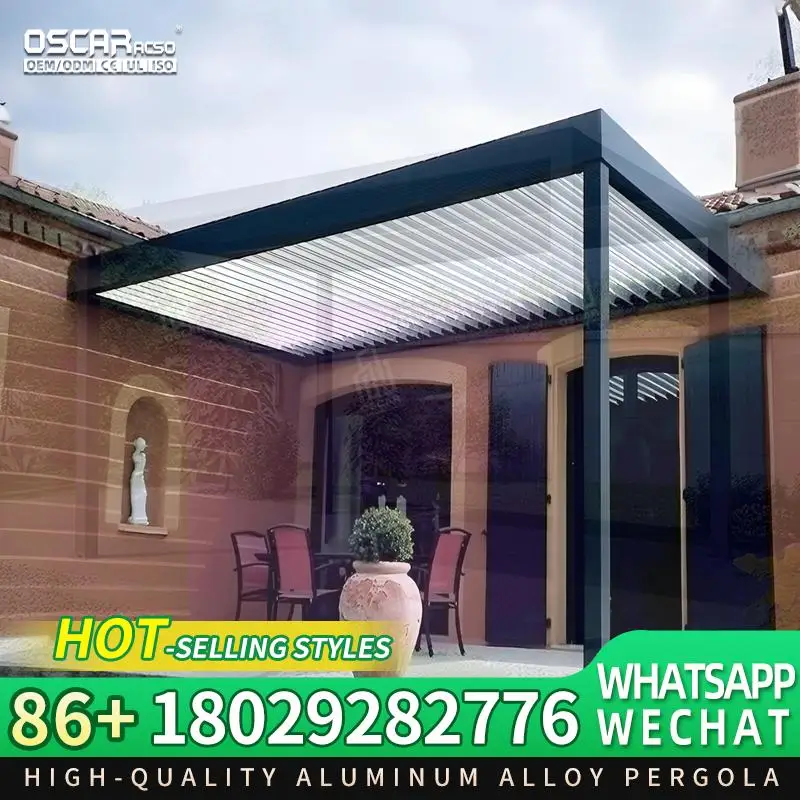 Wholesale Outdoor Motorized Electric Retractable Aluminium Louvered Pergola with Waterproof Roof for Garden Patio Backyard pergo
Wholesale Outdoor Motorized Electric Retractable Aluminium Louvered Pergola with Waterproof Roof for Garden Patio Backyard pergo