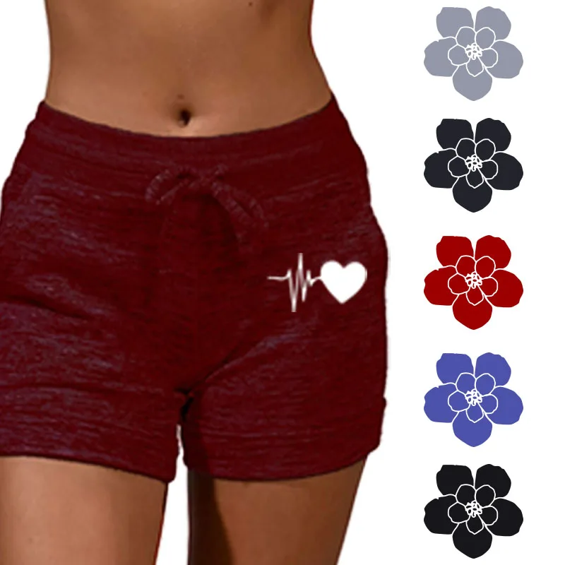 Summer women's shorts with printed stretch high waisted casual sports, fitness, running, loose fit women's sports pants
Summer women's shorts with printed stretch high waisted casual sports, fitness, running, loose fit women's sports pants