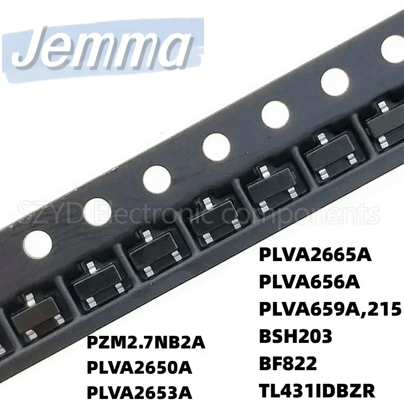 100 шт. SOT23 PZM2.7NB2A PLVA2650A PLVA2653A PLVA2665A PLVA656A PLVA659A,215 BSH203 BF822 TL431IDBZR
100 шт. SOT23 PZM2.7NB2A PLVA2650A PLVA2653A PLVA2665A PLVA656A PLVA659A,215 BSH203 BF822 TL431IDBZR