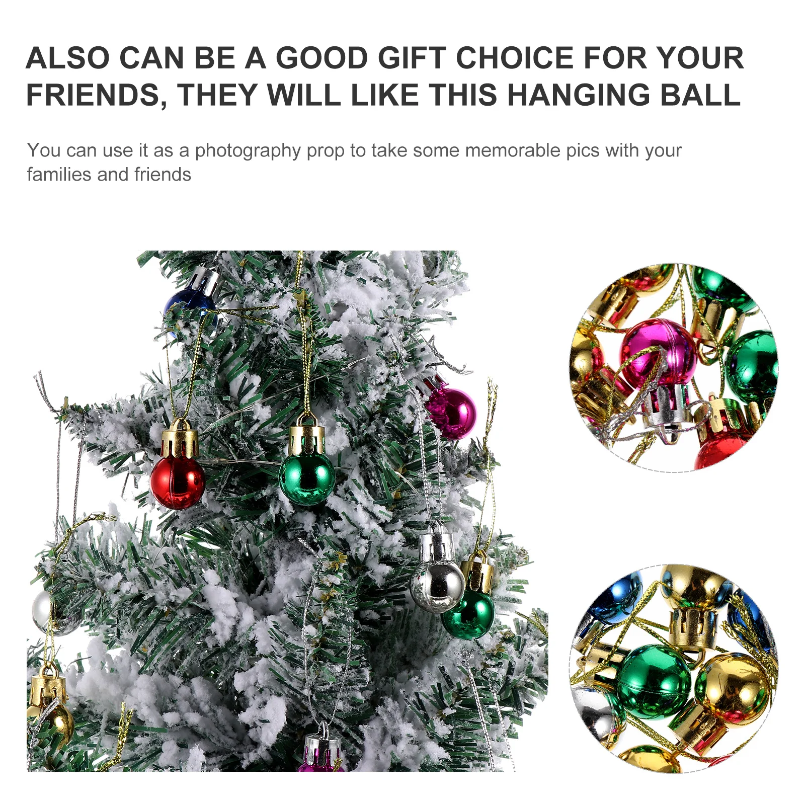 96Pcs Christmas Ball Decorations Mini Hanging Pendants for Christmas Tree Festival Home Office Mall Rooftop Decor
96Pcs Christmas Ball Decorations Mini Hanging Pendants for Christmas Tree Festival Home Office Mall Rooftop Decor