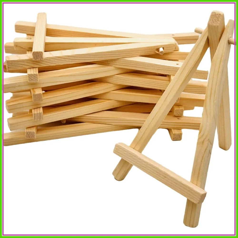 10 Pcs 5.9 Inch Mini Wood Display Easels for Photos, Pictures, Tabletop Art
10 Pcs 5.9 Inch Mini Wood Display Easels for Photos, Pictures, Tabletop Art