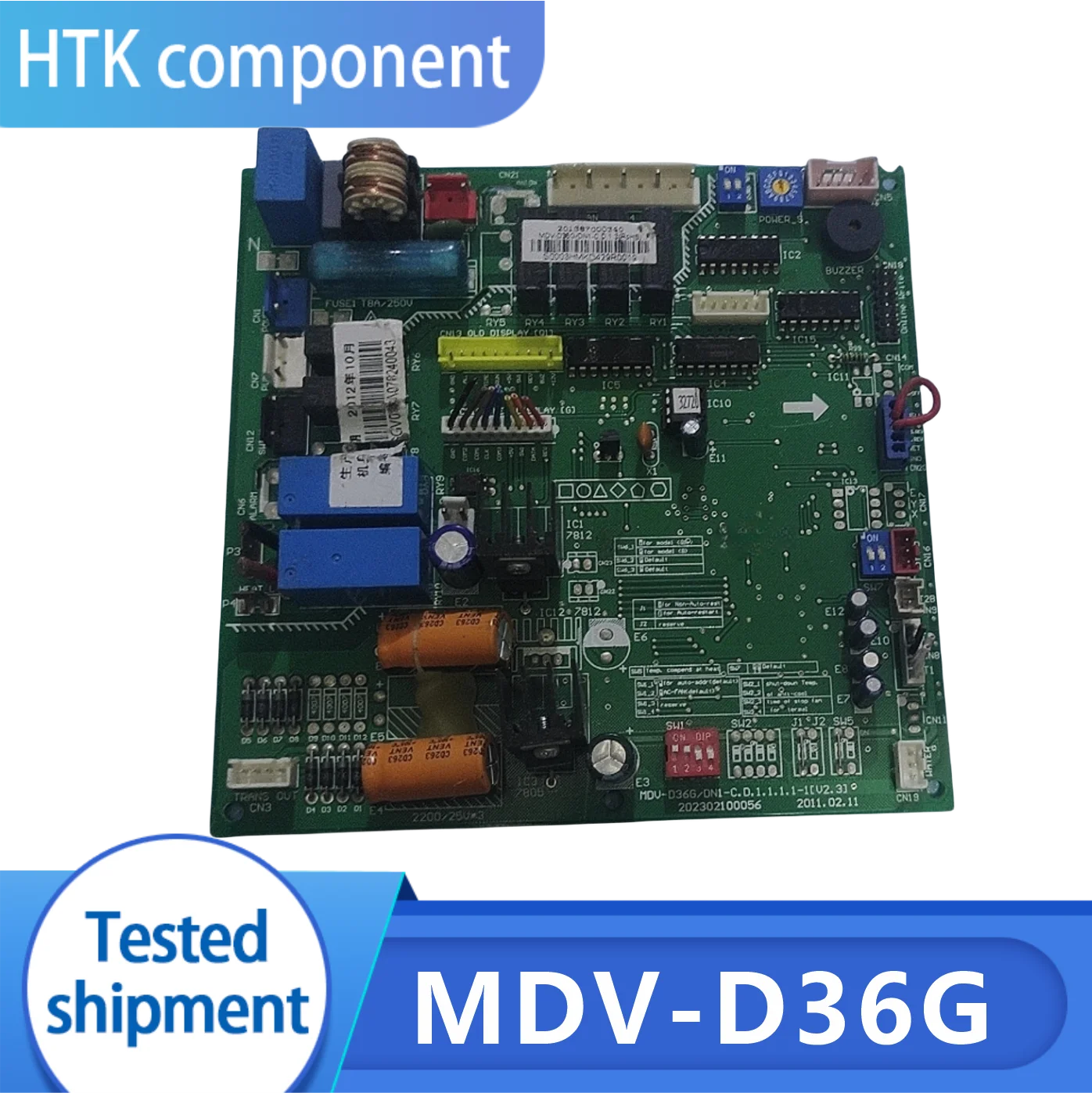 Brand new MDV-D36G DN1-C.D.1.1 202302100056 All-in-one air conditioner motherboard
Brand new MDV-D36G DN1-C.D.1.1 202302100056 All-in-one air conditioner motherboard
