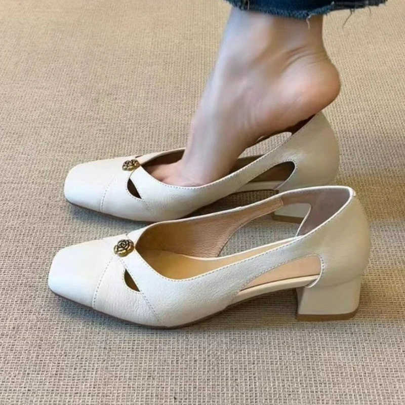 Women's Shoes Luxury High Heels Leather Shoes Chunky Spring Designer Pumps 2026 New Trend Shallow Fashion Party Zapatos Mujer
Women's Shoes Luxury High Heels Leather Shoes Chunky Spring Designer Pumps 2026 New Trend Shallow Fashion Party Zapatos Mujer