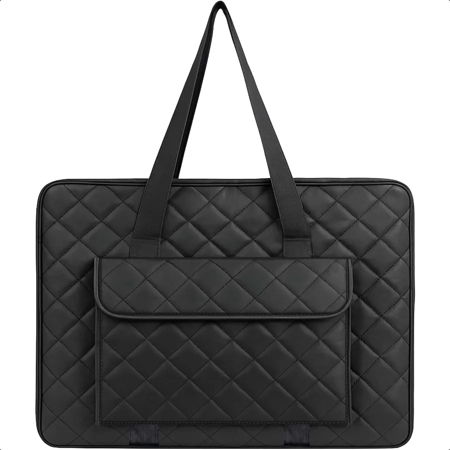 JJRING 18x24 Quilting Portfolio Bag Lightweight Black Art Canvas Portfolio Case Portable Storage Case for Posters Artwork Drawi
JJRING 18x24 Quilting Portfolio Bag Lightweight Black Art Canvas Portfolio Case Portable Storage Case for Posters Artwork Drawi