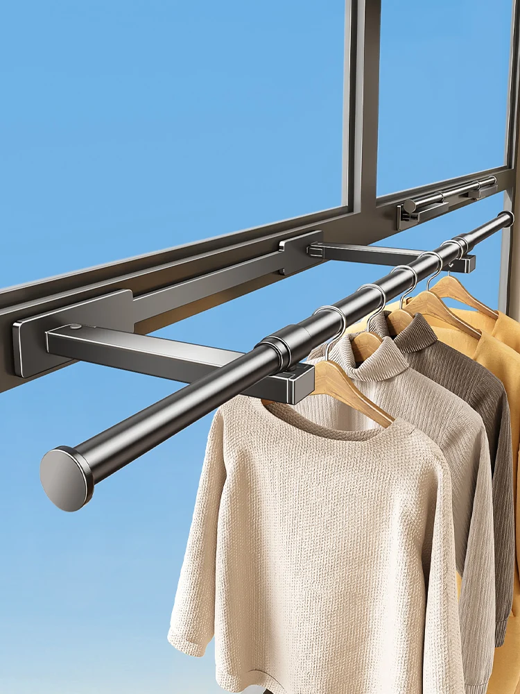 Adjustable Expandable Wall-Mounted Clothes Drying Rack Balcony Laundry Drying Holder Indoor Outdoor Universal Carbon Steel
Adjustable Expandable Wall-Mounted Clothes Drying Rack Balcony Laundry Drying Holder Indoor Outdoor Universal Carbon Steel