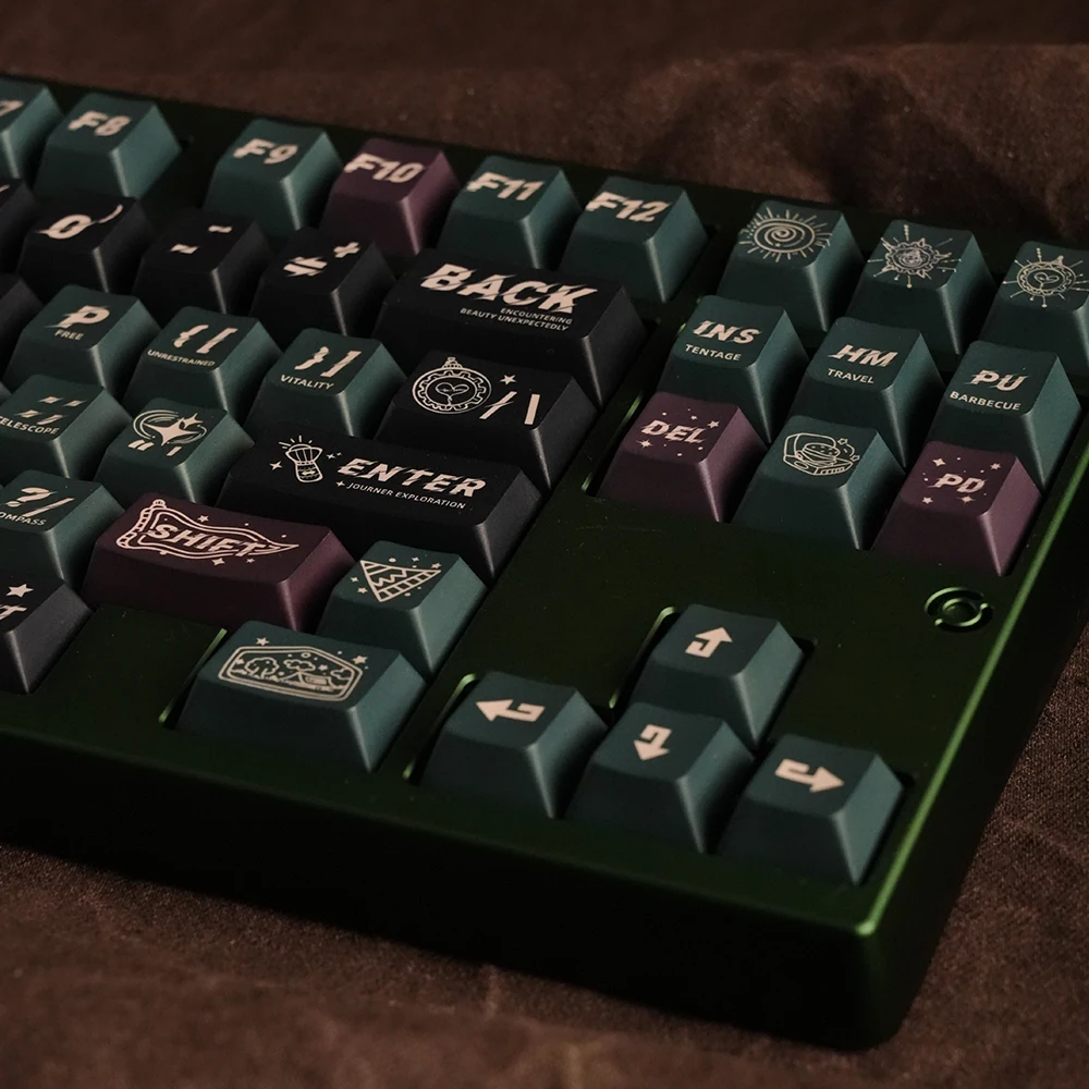 "Camping Diary" 143-key PBT five-sided sublimation original keycap Christmas gift
"Camping Diary" 143-key PBT five-sided sublimation original keycap Christmas gift
