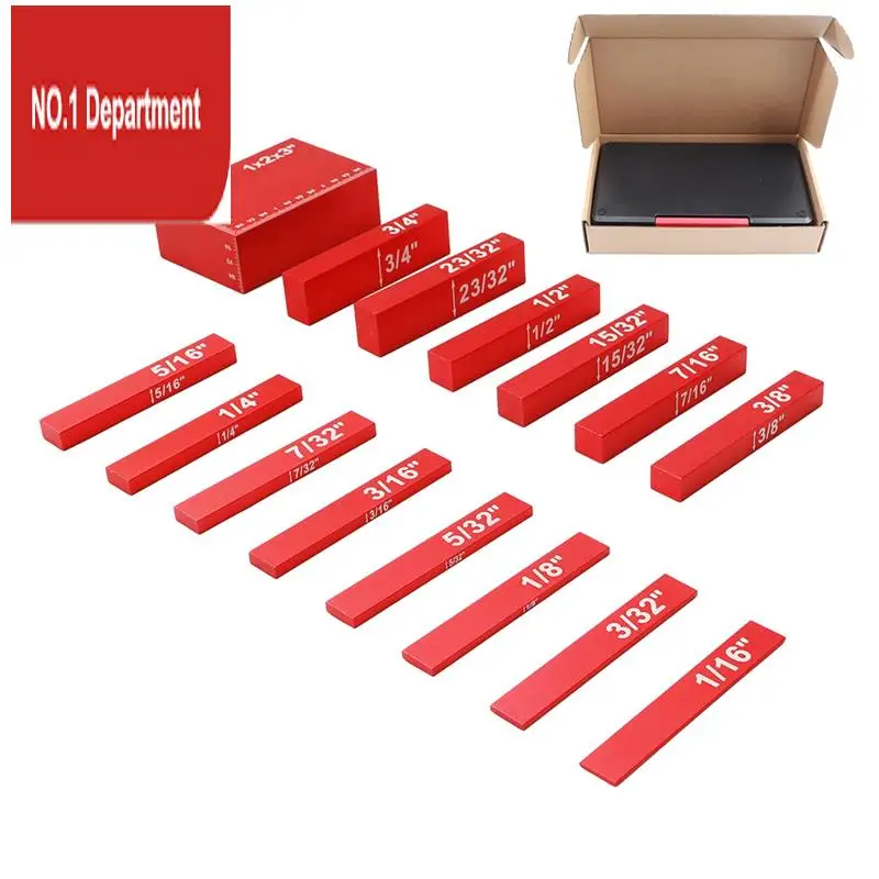 Setting Block Height Gauge Kit Aluminum Alloy Rust Resistant Solid Mounting Rod For Woodworking (Red)
Setting Block Height Gauge Kit Aluminum Alloy Rust Resistant Solid Mounting Rod For Woodworking (Red)