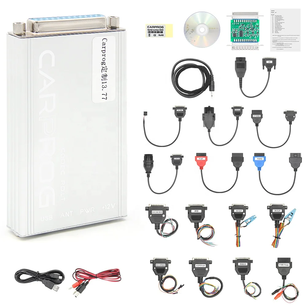 Полный набор Carprog 13,77 с 21 адаптерами, новейшие инструменты для программирования ECU CARPROG Full V13.77
Полный набор Carprog 13,77 с 21 адаптерами, новейшие инструменты для программирования ECU CARPROG Full V13.77