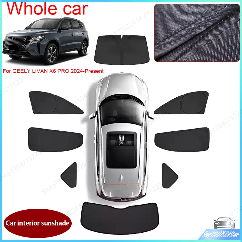 Car Black Window Privacy Sunshade For GEELY LIVAN X6 PRO 2024-2026 Auto Anti-UV Heat Insulation Protect Cover Interior Accessory
Car Black Window Privacy Sunshade For GEELY LIVAN X6 PRO 2024-2026 Auto Anti-UV Heat Insulation Protect Cover Interior Accessory