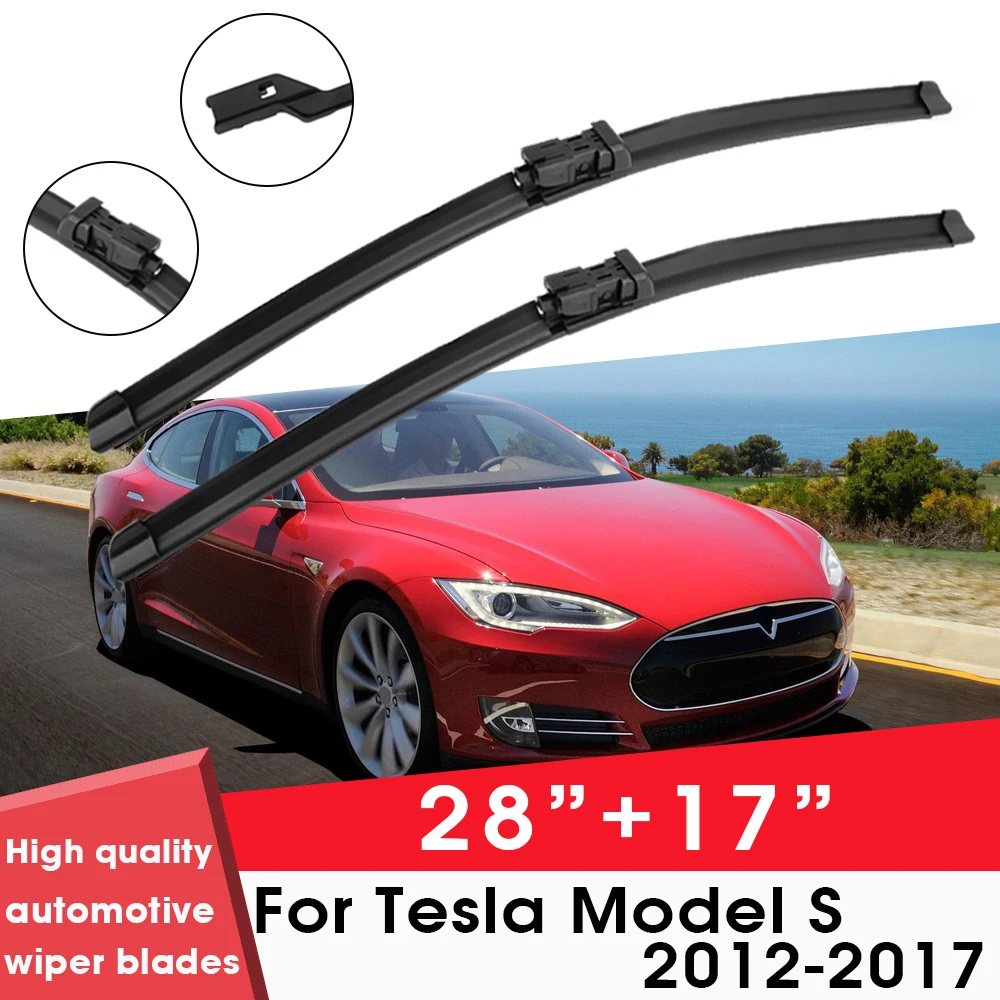 Car Wiper Blade Blades For Tesla Model S 2012-2017 28"+17" Windshield Windscreen Clean Rubber Silicon Cars Wipers Accessories
Car Wiper Blade Blades For Tesla Model S 2012-2017 28"+17" Windshield Windscreen Clean Rubber Silicon Cars Wipers Accessories