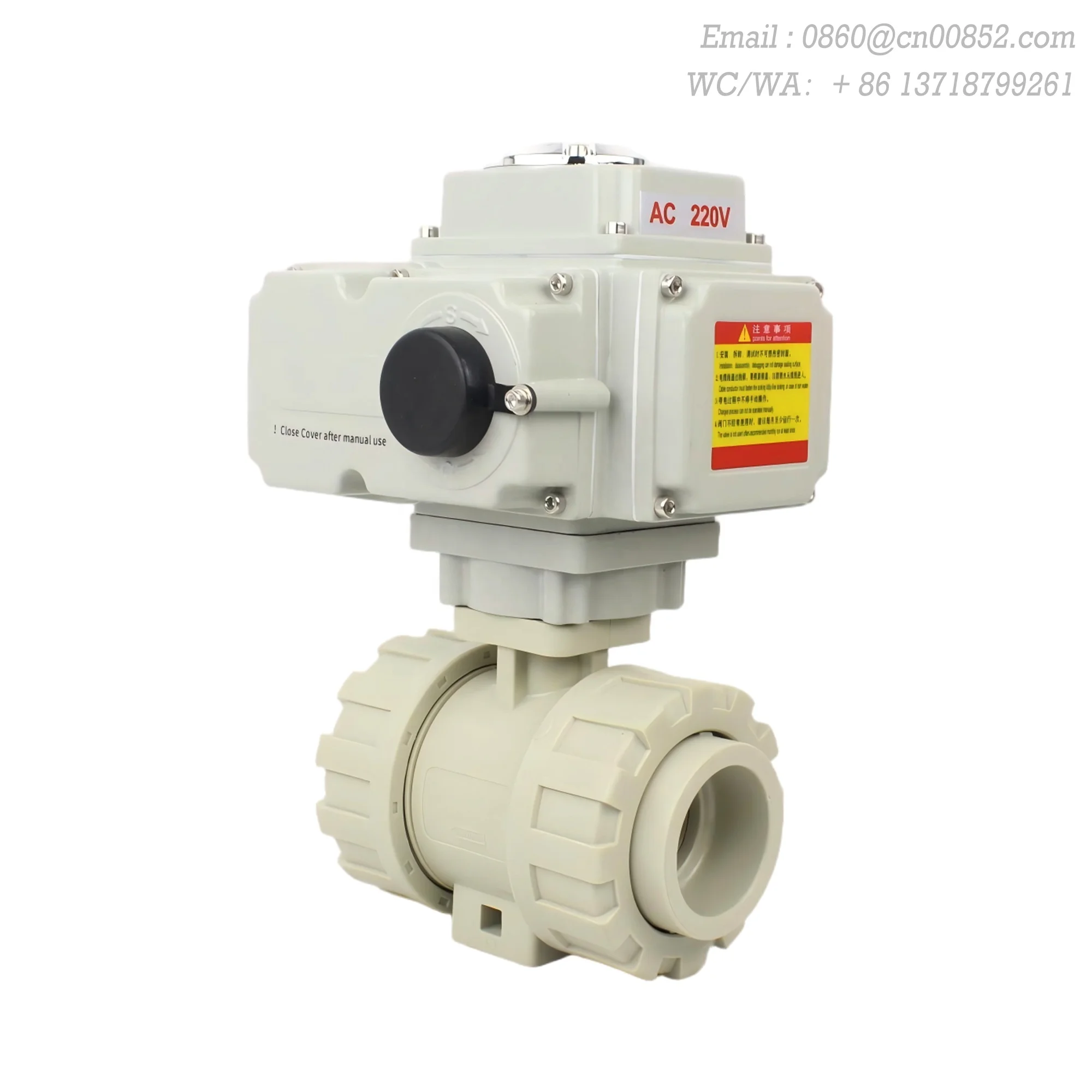 Motorized Ball Valve PPH 2-Way 1/2in-4in 220V/24V Actuator Switch Modulating 4-20mA 0-10V for Water Irrigation Systems
Motorized Ball Valve PPH 2-Way 1/2in-4in 220V/24V Actuator Switch Modulating 4-20mA 0-10V for Water Irrigation Systems