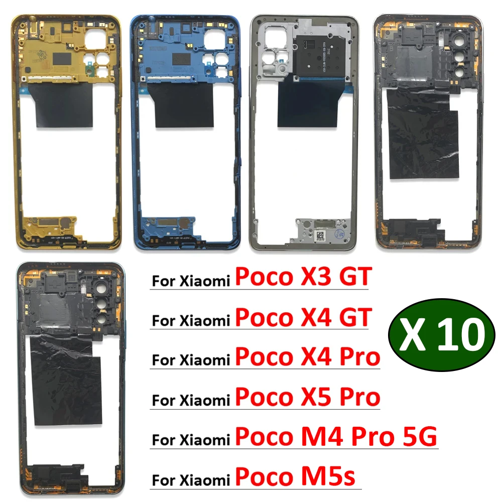 10Pcs, Middle Frame Housing For Xiaomi Poco X3 X4 GT X4 X5 M5s M4 Pro 4G 5G Middle Frame Holder Cover Frame Volume Key Parts
10Pcs, Middle Frame Housing For Xiaomi Poco X3 X4 GT X4 X5 M5s M4 Pro 4G 5G Middle Frame Holder Cover Frame Volume Key Parts