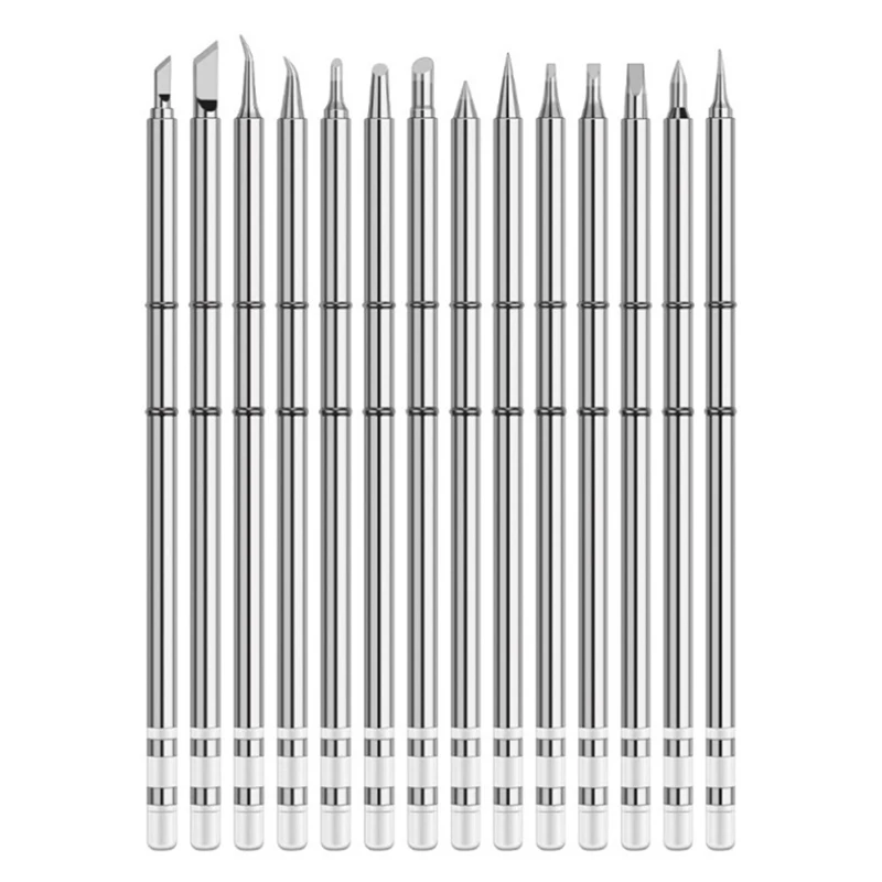T12 Soldering Solder Iron Tips T12 Series Iron Tip For Hakko FX951 STC AND STM32 OLED Soldering Station Electric Soldering Iron
T12 Soldering Solder Iron Tips T12 Series Iron Tip For Hakko FX951 STC AND STM32 OLED Soldering Station Electric Soldering Iron