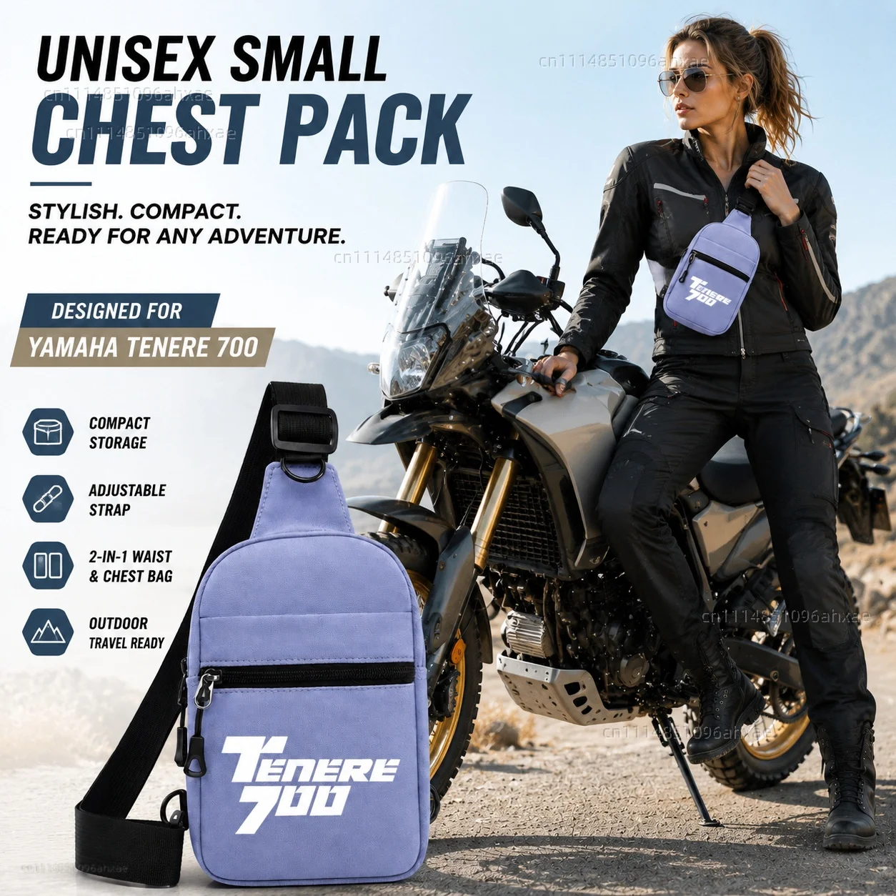 Motorcycle 2In1 Multi-functional Waist Bag Chest Bag Outdoor Travel Bag For YAMAHA TENERE 700 Tenere700 XTZ 700 T700 2020 2021
Motorcycle 2In1 Multi-functional Waist Bag Chest Bag Outdoor Travel Bag For YAMAHA TENERE 700 Tenere700 XTZ 700 T700 2020 2021