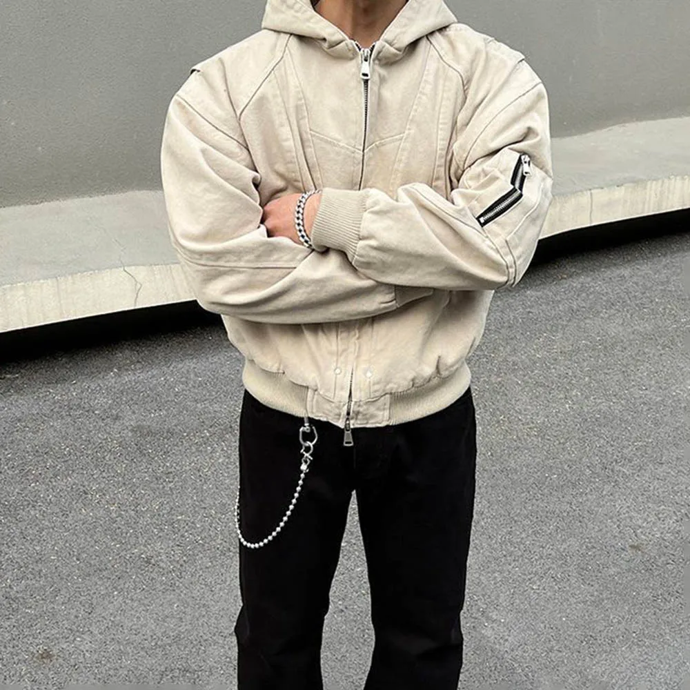 Новая зимняя мужская однотонная куртка с длинными рукавами в американском стиле ретро, модные тенденции, свободные повседневные нишевые мужские топы на High Street, 2025 г.
Новая зимняя мужская однотонная куртка с длинными рукавами в американском стиле ретро, модные тенденции, свободные повседневные нишевые мужские топы на High Street, 2025 г.