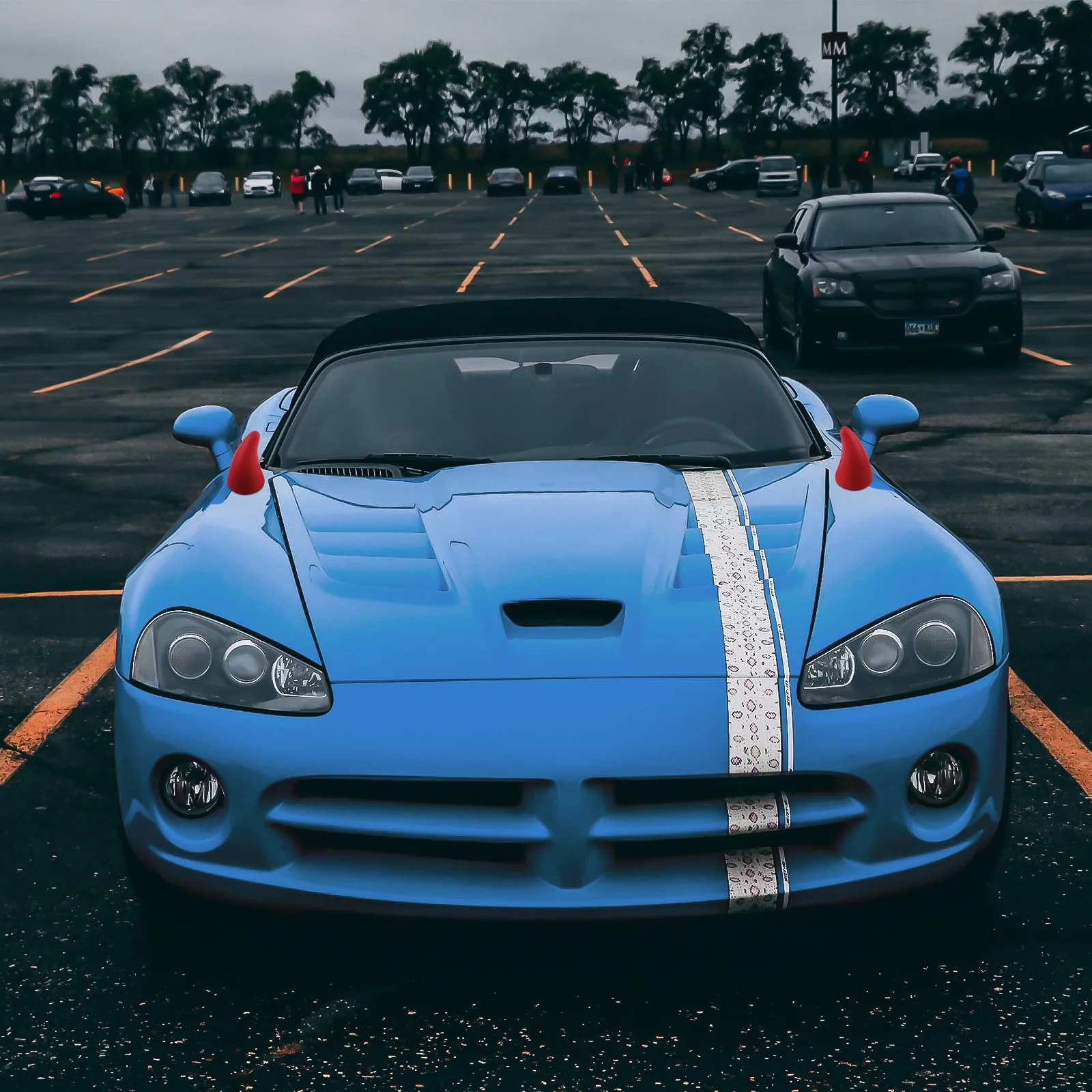 2Pcs Car Sticker Devil Horns Bumper Protector Elasticity Anti-Collision Artifact Automobile Decor Car Styling Devil Horn
2Pcs Car Sticker Devil Horns Bumper Protector Elasticity Anti-Collision Artifact Automobile Decor Car Styling Devil Horn