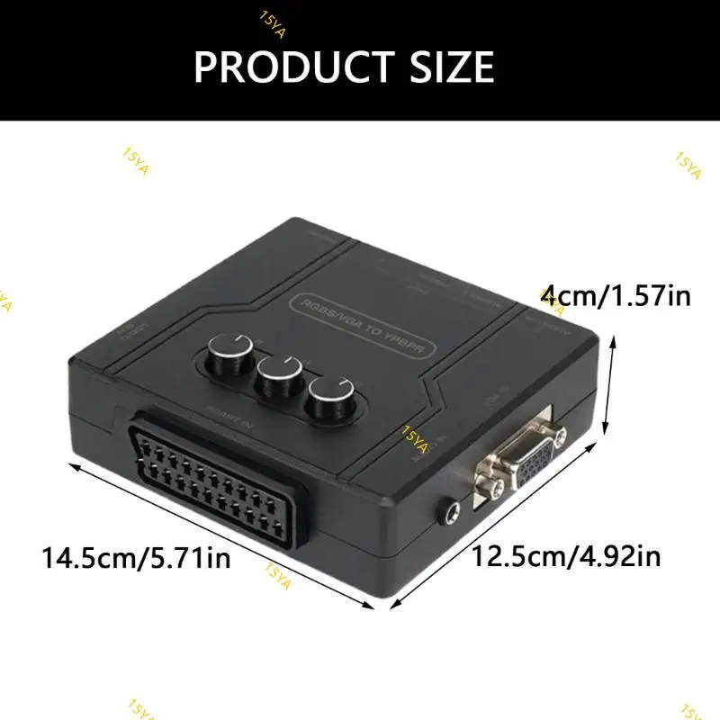 15YA Advanced RGBS SCART VGA to YPBPR Converter Single Channel for Smooth Gameplay
15YA Advanced RGBS SCART VGA to YPBPR Converter Single Channel for Smooth Gameplay