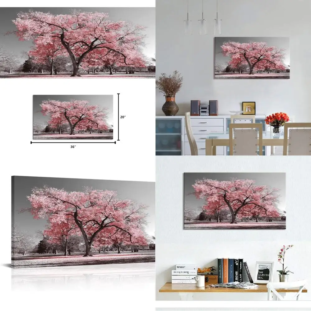 Elegant Pink & Gray Tree Wall Art - 20x36in Canvas Print for Living Room & Bedroom Decor
Elegant Pink & Gray Tree Wall Art - 20x36in Canvas Print for Living Room & Bedroom Decor