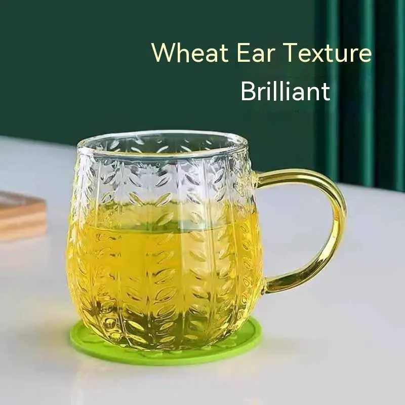 Large Capacity Transparent Glass Teacup, Wheat Ear, Hammer Belt, Drinking Cup, Simple, Flower Teacup, Household
Large Capacity Transparent Glass Teacup, Wheat Ear, Hammer Belt, Drinking Cup, Simple, Flower Teacup, Household