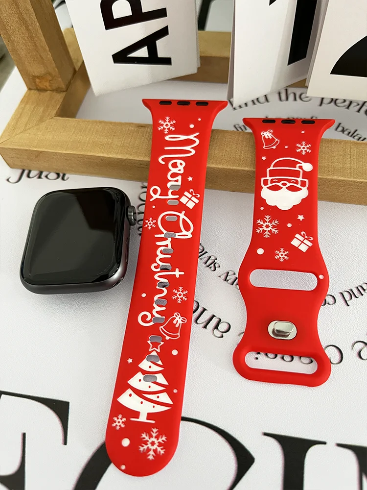 Engraved Band for Apple watch Strap 46mm 42mm 44mm 45mm 41 40 49mm Christmas bracelet correa iWatch series Ultra 3/11/10/9/8/SE
Engraved Band for Apple watch Strap 46mm 42mm 44mm 45mm 41 40 49mm Christmas bracelet correa iWatch series Ultra 3/11/10/9/8/SE
