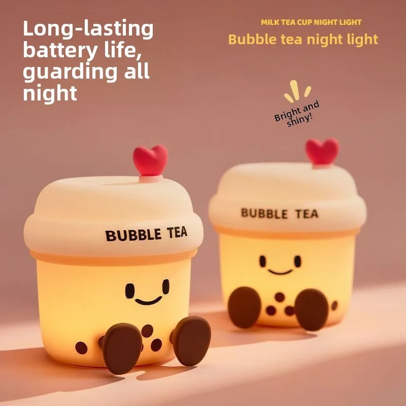 Cartoon Milk Tea Cup Night Light Not Dazzling Children Bedroom Bedside Night Light Child Girl Birthday Gifts Home Decoration
Cartoon Milk Tea Cup Night Light Not Dazzling Children Bedroom Bedside Night Light Child Girl Birthday Gifts Home Decoration