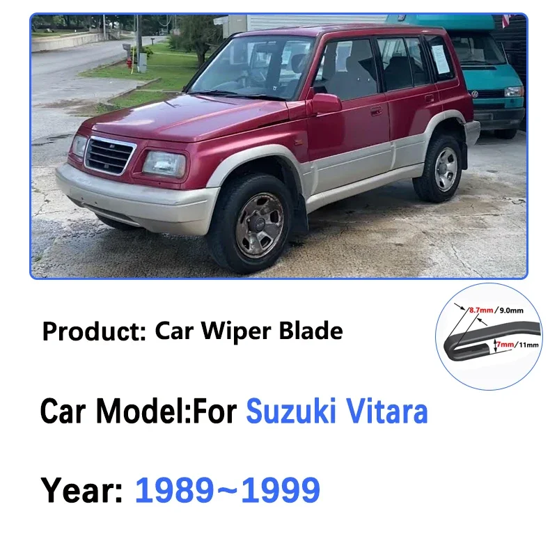 Front Rear Wiper Blades For Suzuki Vitara ET TA 1988 1989~1999 Escudo Front Windshield Wiper Blades, Car Windshield Accessories
Front Rear Wiper Blades For Suzuki Vitara ET TA 1988 1989~1999 Escudo Front Windshield Wiper Blades, Car Windshield Accessories