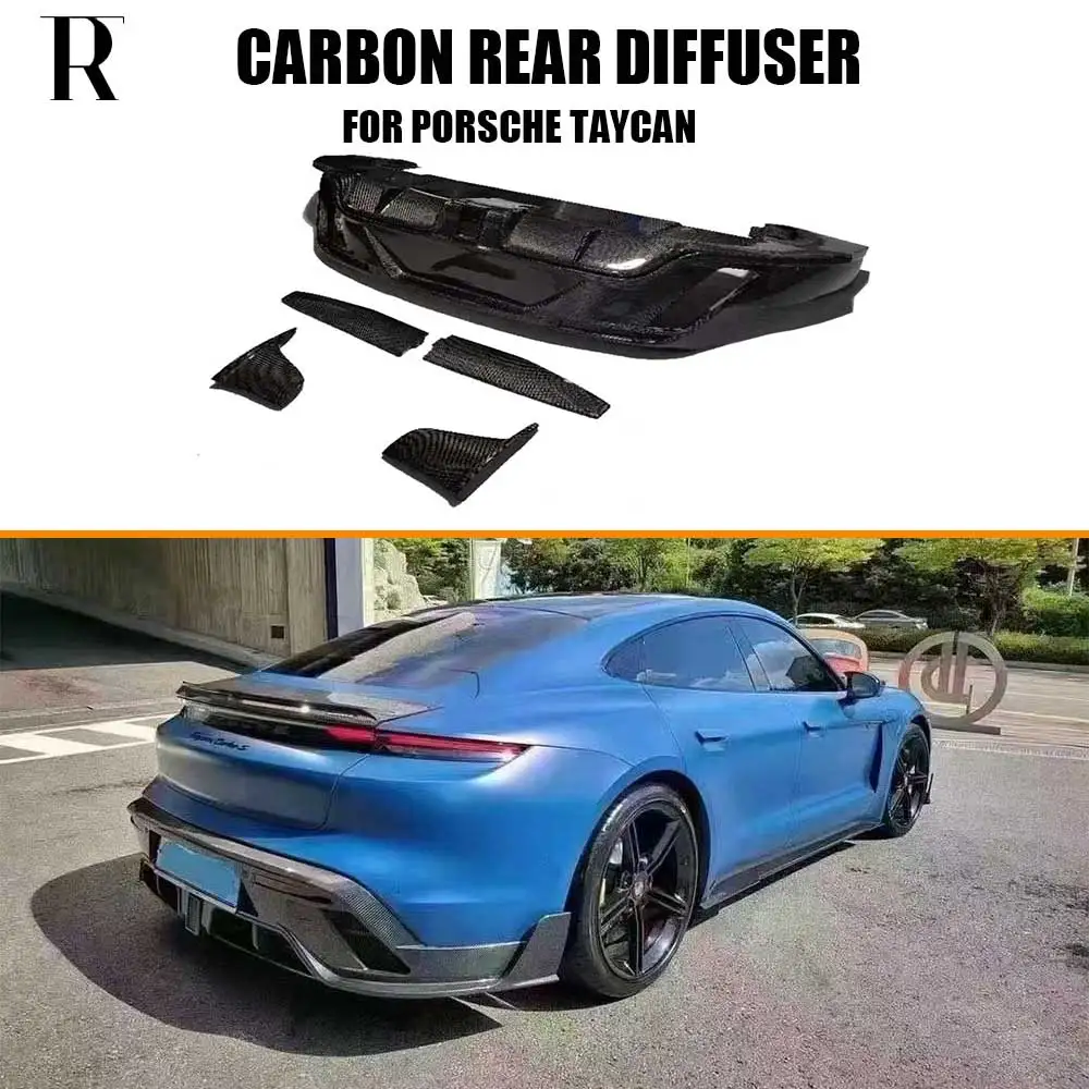 Mansory Style Real Carbon Fiber Rear Bumper Lip Diffuser Splitter for Porsche Taycan 2019+
Mansory Style Real Carbon Fiber Rear Bumper Lip Diffuser Splitter for Porsche Taycan 2019+