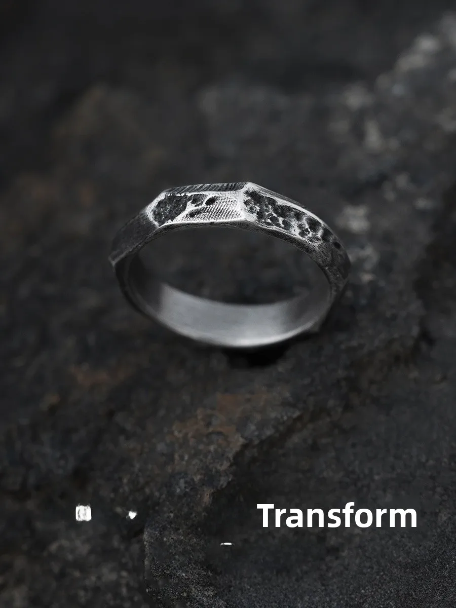 Handmade Silver Ring for Men 999 Pure Silver Minimalist Style Outgoing Ancient Craft Men's Ring Customizable Engraving
Handmade Silver Ring for Men 999 Pure Silver Minimalist Style Outgoing Ancient Craft Men's Ring Customizable Engraving