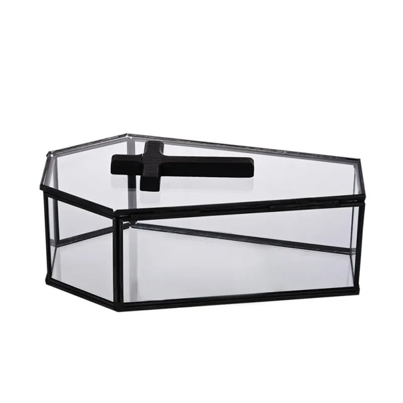 Halloween Gothic Coffin Display Geometric Glass Container, Candy Tray, Storage Box Case, Christmas, Birthday, Decoration
Halloween Gothic Coffin Display Geometric Glass Container, Candy Tray, Storage Box Case, Christmas, Birthday, Decoration