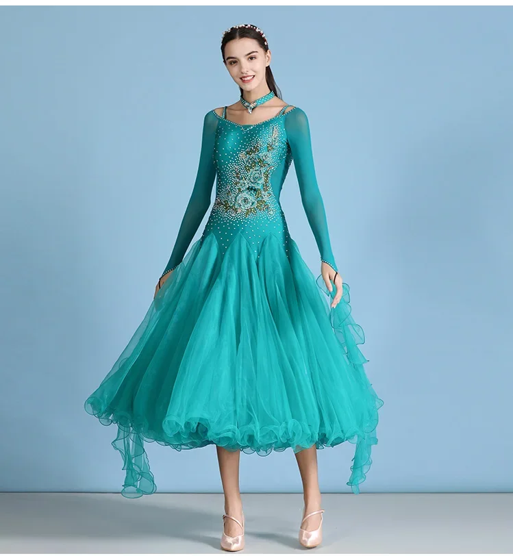 Adult Modern Dance Dress Ballroom Dancing Costume Fringe Waltz Dress Rumba Costumes Modern Dance Costumes Wear
Adult Modern Dance Dress Ballroom Dancing Costume Fringe Waltz Dress Rumba Costumes Modern Dance Costumes Wear