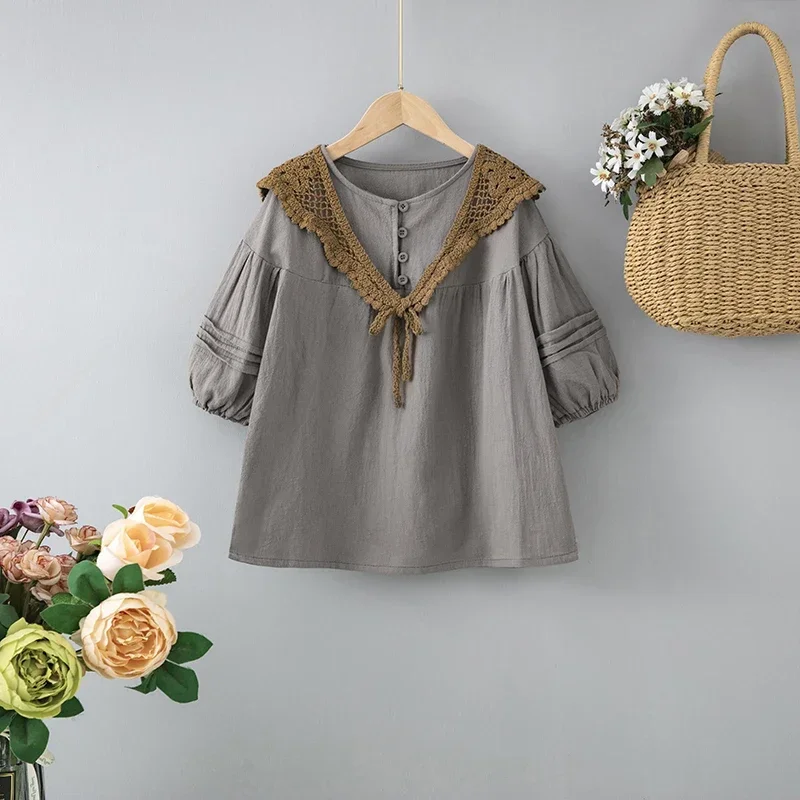 Spring Autumn New Girls Clothes Girls Dress Korean Fashion Retro Lace Long Sleeve Toddler Girl Dresses Baby Girl Dress 2-7Y
Spring Autumn New Girls Clothes Girls Dress Korean Fashion Retro Lace Long Sleeve Toddler Girl Dresses Baby Girl Dress 2-7Y