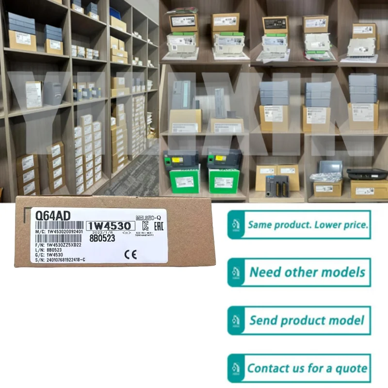 Новый аналоговый модуль Q64AD 
Новый аналоговый модуль Q64AD