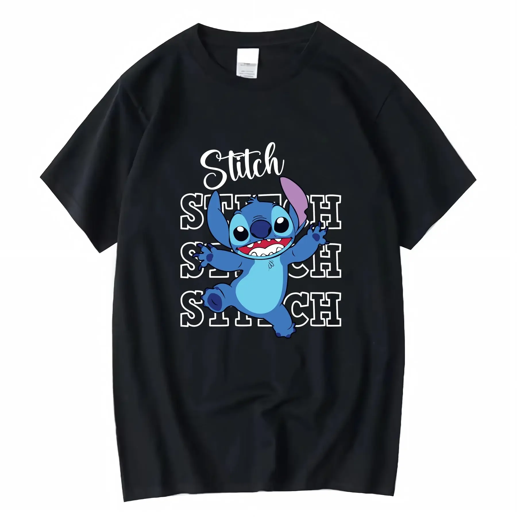 Хлопковая футболка с круглым вырезом Disney Stitch 100, мягкая и удобная, подходит для всех сезонов, винтажная стираная дизайнерская одежда
Хлопковая футболка с круглым вырезом Disney Stitch 100, мягкая и удобная, подходит для всех сезонов, винтажная стираная дизайнерская одежда